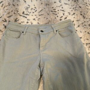 Mint colored LL Bean jeans Favorite Fit